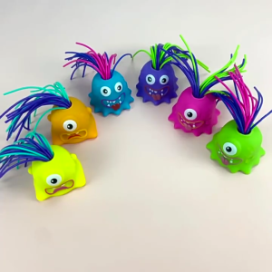 Pull Hair Toy Screaming Devil Hair Pulling Toy Eyeballs Holding Sensory Toy Pressure Release Toy Hair Pulling Funny Gift