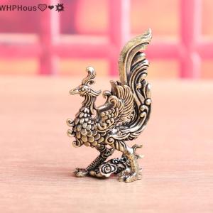WP💓💛💖 Phoenix Figure Home Decor Spreading Its Wings Phoenix Decor Desktop Tea Pet Crafts Copper Ornaments