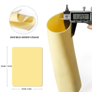 Tattoo Practice Skin 15 * 20 * 0.1cm Blank Imitation Skin Color Silicone Tattoo Practice Skin Tattoo Tool Tattoo Equipment