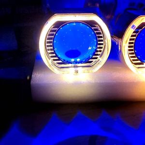 Vahid ch19 Shroud BMW old l Casing Projector HID LED 3 inch Single Crystal Angel Eyes + Modul/Driver
