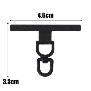 แผ่นปะปะติดสายห้อยโทรศัพท์คลิปหนีบที่แขวนแบบสแตนเลสบางเฉียบสายรัดโทรศัพท์360 ° โลหะหมุนได้