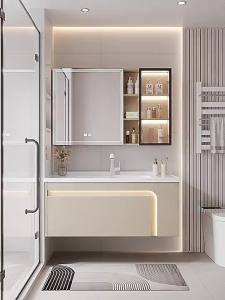 Urban Echo Inligent Bathroom Cabinet Space Aluminium Vanity Washstand Washbasin Combination