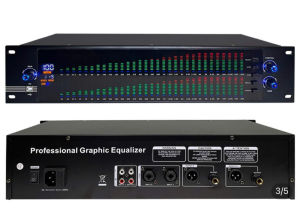 Lọc xì lọc âm thanh  cao cấp Equalizer 2 tầng đèn EQ 888S - Cân chỉnh âm thanh mượt mà trung thực đèn LED đẹp