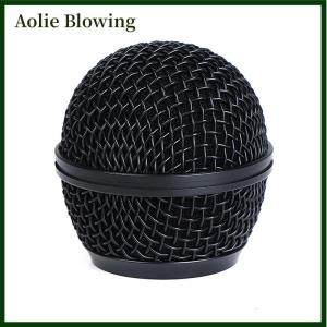 Aolie 1pc For Shure SM58 Wireless Microphone Replacement Metal Microphone Grille Replacing Professional Party Mic Head Part