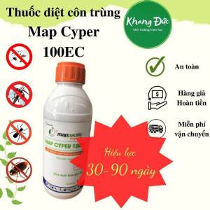 Thuốc xịt muỗi y tế Map Cyper 1000ml phun thuốc diệt muỗi tại tphcm
