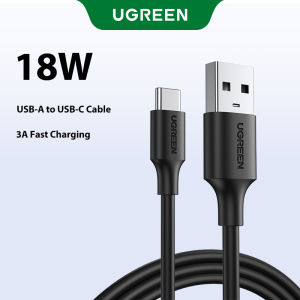 【Buy 1 Get 1 Free】UGREEN USB 3A Type C Fast Charge Cable for Car Play Samsung Xiaomi Huawei Type-C Phone Nintendo Switch Type-C Cable