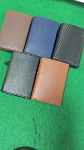 Mens Metal Card Holder RFID Blocking Pop Up Large Capacity