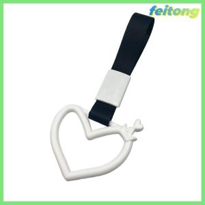 【feitong】🚕🚕【HOT SALE】 Đầy Màu Sắc Xe Kéo Dây Đeo Tsurikawa Vòng Trái Tim Jdm Xe Buýt Xử Lý Tay Dây Đeo Kiểu Dạt Quyến Rũ Dây Đeo Tự Động Phụ Kiện