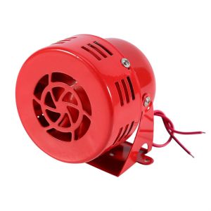 MADEWITH 12V Air Raid Siren 105dB Electric Powered Electric Siren Horn Durable Waterproof Sound Alarm Horn For Car Truck Motorcycle