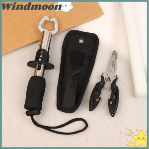 [Windmoon]🌟🌟【Hot Sale】🎈 Stainless Steel Lure Pliers Fish Hook Remover Fish Controller Set Spinning Casting Fish Lip Grabber Fishing Equipment