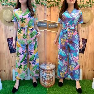 JUMPSUIT PALMY KIMONO POPLIN 3548-204 GHAUDENS FASHION