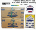 Master Chef Glutinous Rice Flour Malagkit Powder 500g Made in Thailand Expiry: 2026 Halal Certified For Suman, Biko, Thai Mango Sticky Rice, Bochi/Mochi and Many More. 