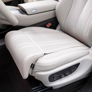 SEAMETAL Car Seat Cushion Leg Support Extension Suede Seat Extender Leg Rest Pad Memory Foam Travel Seat Cover ﻿Cushion
