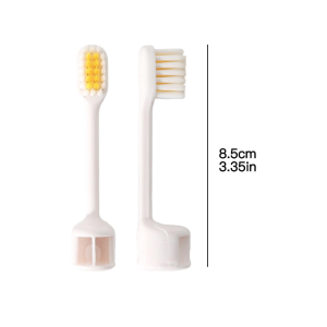 Creative Combined Travel Toothbrush Set / Built-in Toothpaste Dispenser Design / Mini Portable Oral Care Tool for Camping Travel and Daily Outings