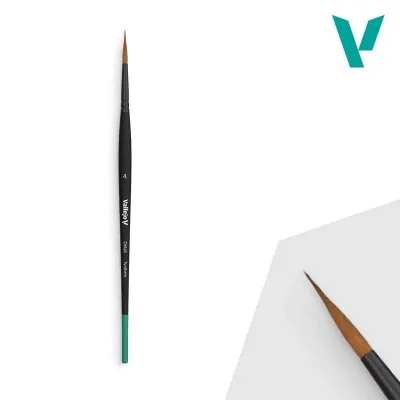 พู่กัน Vallejo Detail Synthetic ขนสังเคราะห์ เก็บงานละเอียด ไม่บานง่าย สำหรับสายโมเดลและฟิกเกอร์ 🎨✨