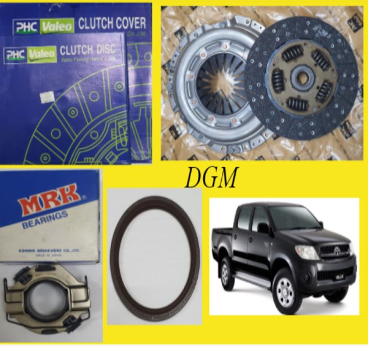 VALEO Toyota Hilux Kun25 Vigo Clutch Kit With Bearing & Oil Seal 10"1/4 260mm (Made In Korea