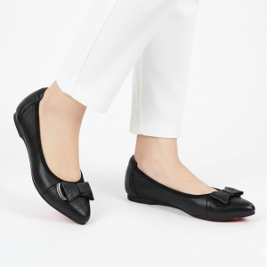 Giày Nữ Búp Bê Đế Bệt TiTi ĐÔ Da Bò Thật Thời Trang Cao Cấp 2cm BBN2023