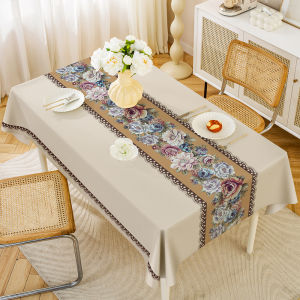 Pvc Tablecloth Mantel for Table Water Proof Scratch Resistant Cover Dining Table Protector Table Cloths for 6-10seater Kitchen Home Mat