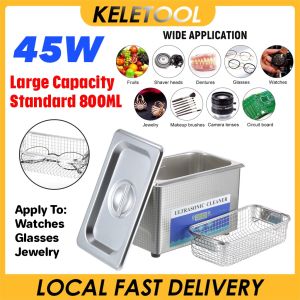 Digital Ultrasonic Cleaner Bath Adjustable Heating Timing Cleaning Lab Machine Cleaning Jewelry electronic components