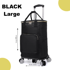 Nicedeal Retractable folding grocery Personal shopping cart shopping trolley/Trollies market trolley