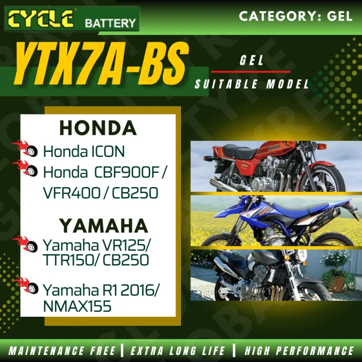 CYCLE%20YTX7A-BS%20GEL%20BATTERY%20SYM%20VF3i%20185%20MOTORCYCLE%20BATTERY%20KARISMA/COMEL/EVOZ/JETZ125/VR125/JET/POWER/PASSION%20BATERI%20MOTOSIKAL%20-%20Image%203