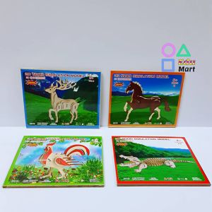 Educational 3D Wooden Simulation Puzzle Model 教育3D木制仿真拼图模型 Model Teka-teki Simulasi Kayu 3D Pendidikan