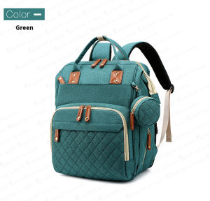 I know Comfort and Hugs Portable Bed Mummy Bag Multifunctional Large Capacity Waterproof With Built In Changing Mattress Mommy Bag / Diaper Backpack Organizer Insulated Compartment / Portable Baby Crib Bed Bags Backpack