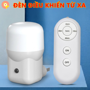 Đèn Điều Khiển Không Dây SL12 Remote Bật Tắt Từ Xa Và Hẹn Giờ Tiện Lợi Công Suất 10W Tiết Kiệm Điện