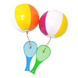 NOBLELYN Stress Relief Kids Bouncing Ball Toy Colorful Reaction Training Childrens Toy Ball Fun Interactive Sport Inflatable Bouncy Ball Toy Childrens Gifts