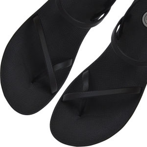 Sandal Umroh Wanita Ringan Premium GOFORT LELA WHITE Sepatu Sendal Haji Tali Belakang Karet Putih Perempuan Dewasa