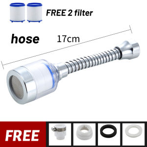 SG【READY STOCK】Upgraded Sink Faucet Kitchen Water Filter 360° Swivel 3-Speed Water Filter High Pressure Faucet Shower Head Replacement Splashproof Booster Shower and Water Saving Faucet Filter Kitchen Faucet Hose Sprayer Faucet Extender厨房净水器 360°旋转/水龙头延长器