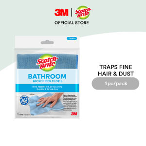 3M™ Scotch Brite® High Performance Bathroom Cloth Traps Dust 1 pc/pack For cleaning surfaces
