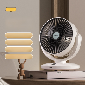 Desktop Portable Home Circulating Fan High Wind Power Rechargeable Fan Cooling