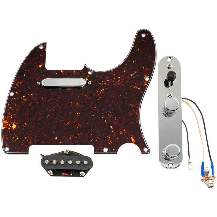 Musiclily Pro Pre Wired Standard Tele Pickguard And Loaded Control Plate With Artec Pickups 7544