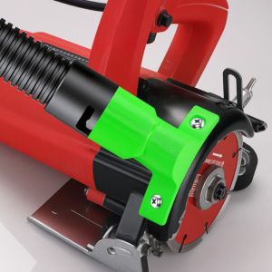 SWEET TIM Double Port Angle Grinder Dust Extractor Dust Collector Tool Free Double Port Collector Keeps Air Clean Tool Free Adapter Garage Use