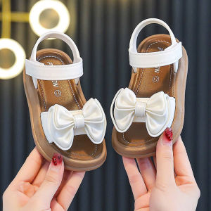 D09 Sandal dép quai hậu nơ 3 màu bé gái mẫu mới mềm êm chân 2025