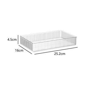[HCM] Khay Chia Ngăn Kéo Trong Suốt Khay Nhựa Đựng Mĩ Phẩm Có Thể Xếp Chồng -Cozy520