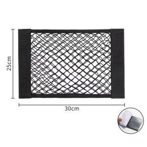 Magic Tape Storage Bag🔥Ready Stock🔥Plastic Organizer Velcro Car Storage Pocket Mesh Multipurpose /Beg Simpanan 多用途包