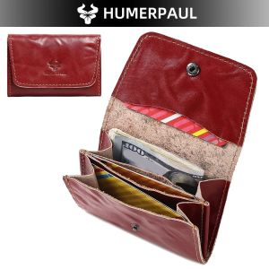 100% Genuine Leather Wallet for Men Women Vintage Handmade Small RFID Blocking Card Holder Wallets Original Leather Clutch2026