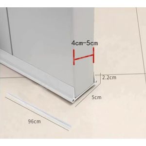 ที่ปิดช่องบานประตู คิ้วกั้นประตู95*5.5cm ที่กั้นประตูกันฝุ่น กันแมลง กันแอร์ออก ยางกันขอบประตูบ้าน แผ่นรองประตู ที่กันฝุ่นประตู ที่กั้นขอบหน้าต่าง
