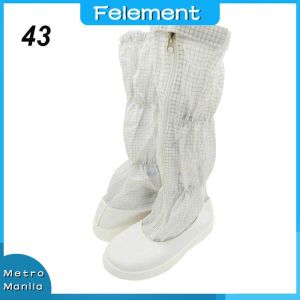 1pair Esd Shoe Long And Tube-Shaped Anti-Static Safety Shoe For Clean Room Work Shoes