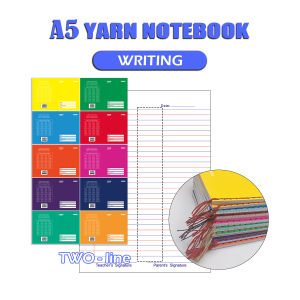 10pcs Writing Notebook grade 1-5 study Supplies Composition YARN Notebook A5 80 Leaves 10Colors