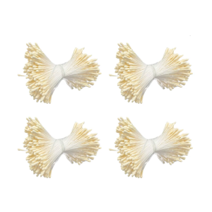 1050-1600Pcs Artificial Flower Stamens Pistils 2mm Double Heads Matte Floral Stamen Pistil for Artificial Flower Making