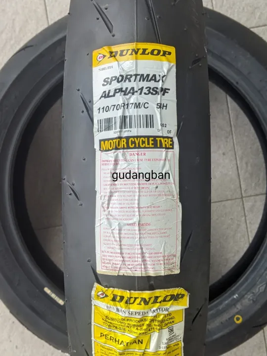 DUNLOP SPORTMAX α-13 SP 110/70 R 17 Dunlop Sportmax Alpha-13 Front Tire 110/70ZR-17 | eBay