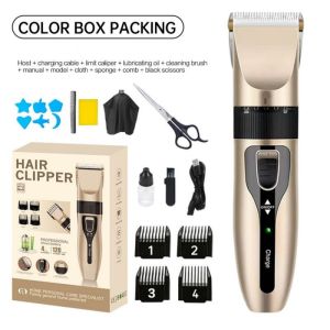 Professional Electric Hair Clipper Rechargeable Razor Clipper Shaver Cutter Hair for Adult Children