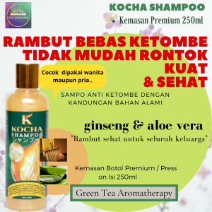 Sampo Anti Ketombe Shampo Penyubur Rambut Shampoo Rambut Berminyak Shampoo untuk Rambut Sehat Sampo Kocha Botol Premium 250ml Shampo untuk kesehatan Kulit Kepala