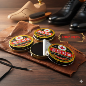 Semir Sepatu Warna Hitam coklat 40gr Murah