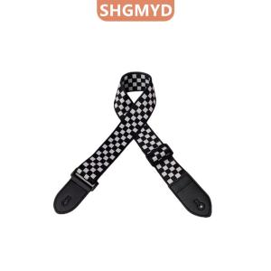 [COD] SHGMYD SPORTS สายกีตาร์ปักสายคล้องไหล่กีตาร์ไฟฟ้าสายคล้องกระเป๋ากีตาร์พื้นบ้าน36นิ้วสายคล้องเปียโนพิมพ์แบบถ่ายเทความร้อน