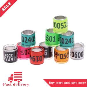 [COD] 20 pcs Pigeon Foot Ring With Word Earrings 2024 Multicolor Bird Tools