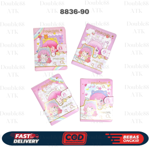 Diary Kancing Magnet Fancy Unik (17.5 x 13x 2cm)